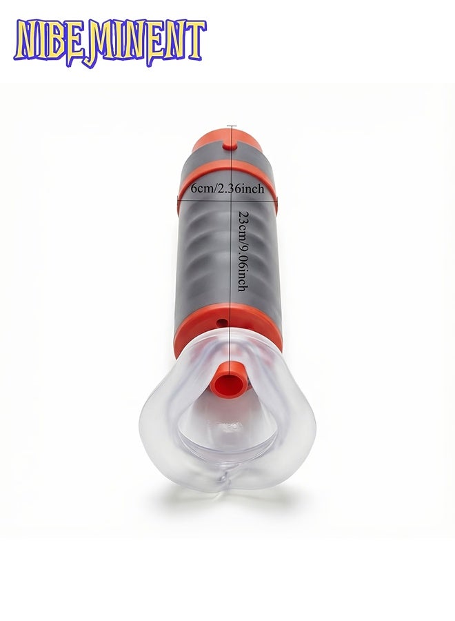 NIBEMINENT 1 Heimlich Anti-Choking Device | Throat Negative Pressure Suction Device, Household Portable Automatic First Aid, Reusable, Mixed Color, PP Material - Image 3